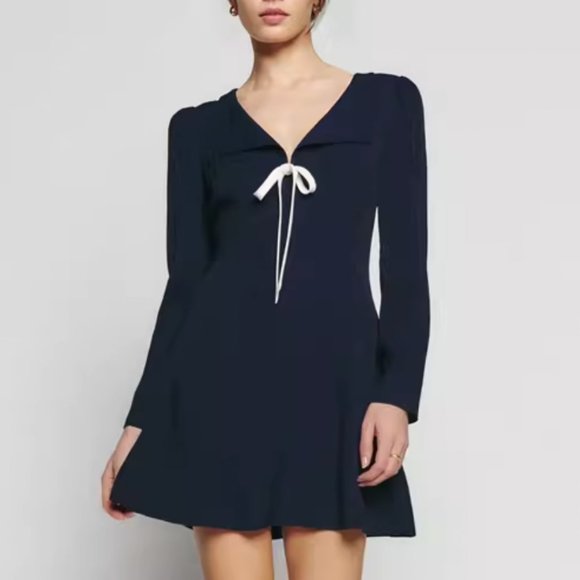 Reformation Dresses & Skirts - ✨SALE✨ Reformation Mavis Dress - Midnight Navy